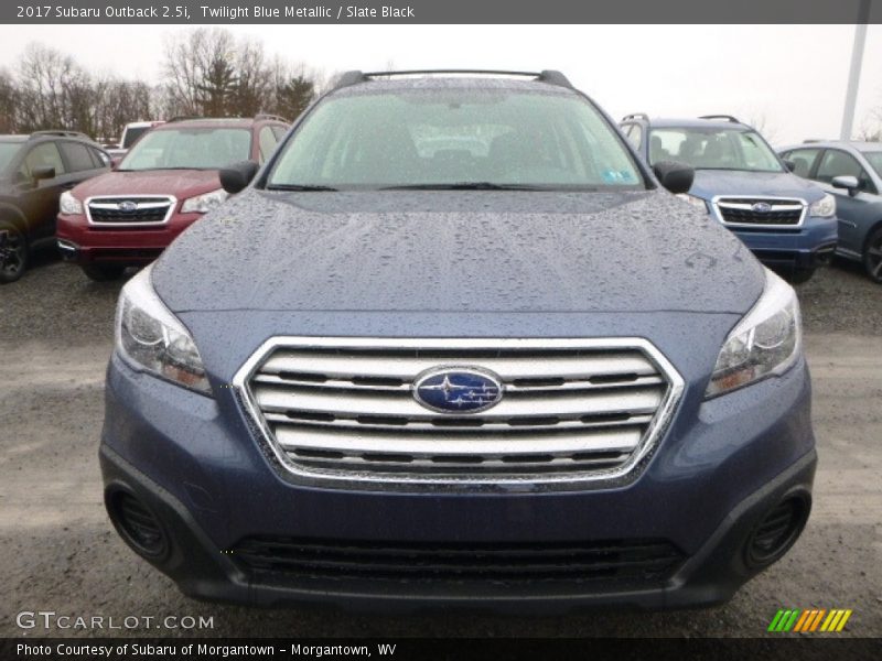 Twilight Blue Metallic / Slate Black 2017 Subaru Outback 2.5i