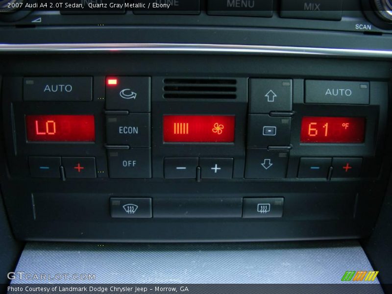 Quartz Gray Metallic / Ebony 2007 Audi A4 2.0T Sedan