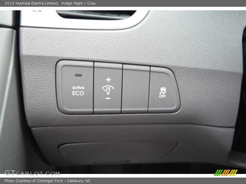 Indigo Night / Gray 2013 Hyundai Elantra Limited