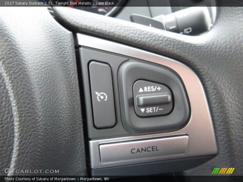 Twilight Blue Metallic / Slate Black 2017 Subaru Outback 2.5i