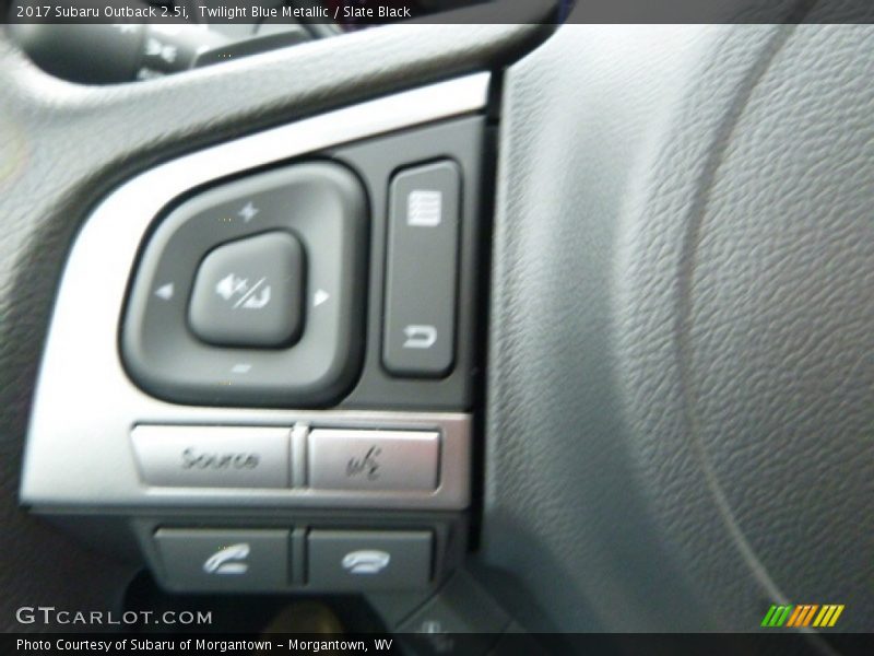 Twilight Blue Metallic / Slate Black 2017 Subaru Outback 2.5i