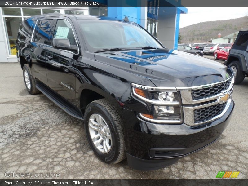 Black / Jet Black 2017 Chevrolet Suburban LT 4WD