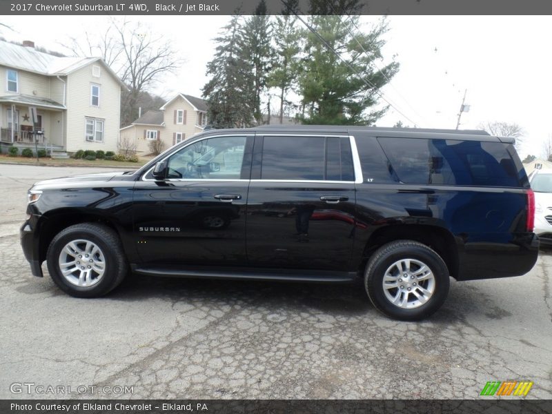 Black / Jet Black 2017 Chevrolet Suburban LT 4WD