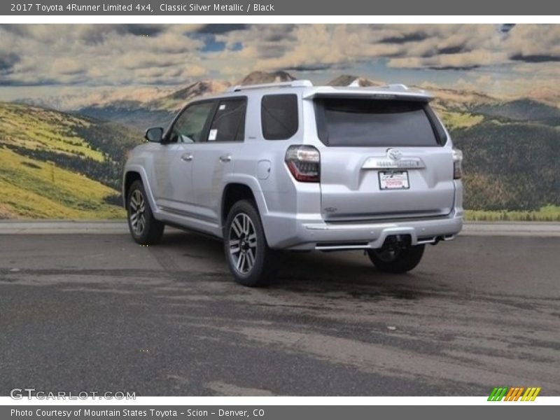 Classic Silver Metallic / Black 2017 Toyota 4Runner Limited 4x4