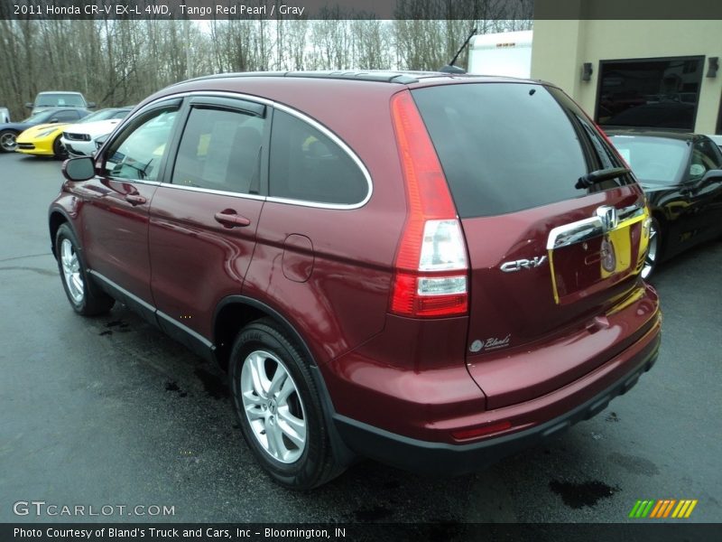 Tango Red Pearl / Gray 2011 Honda CR-V EX-L 4WD