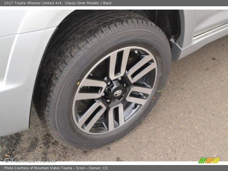 Classic Silver Metallic / Black 2017 Toyota 4Runner Limited 4x4