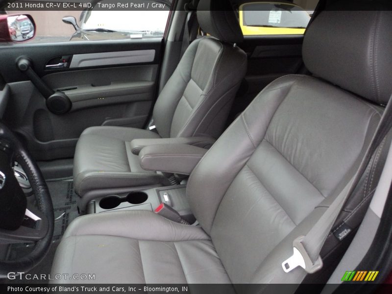 Tango Red Pearl / Gray 2011 Honda CR-V EX-L 4WD