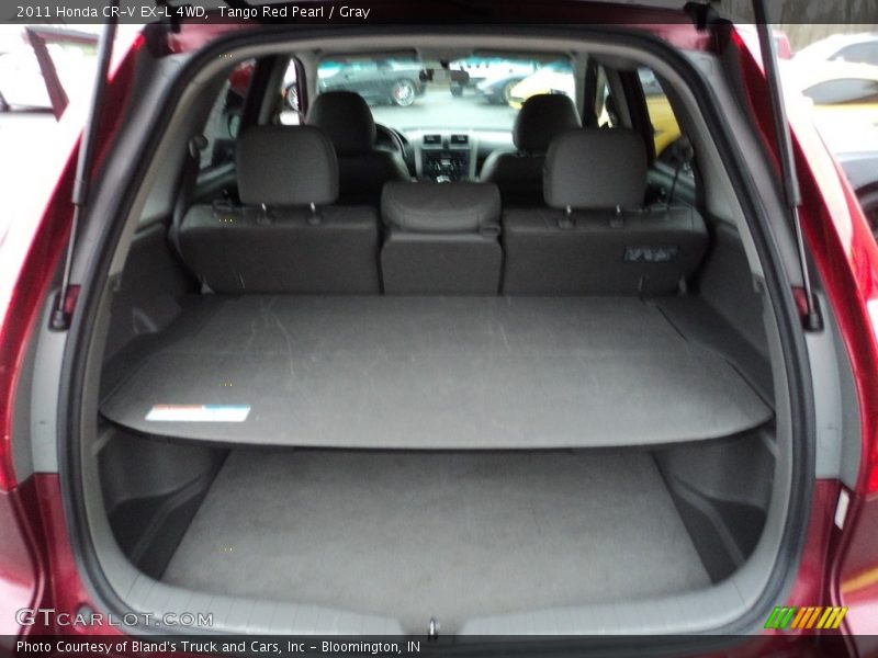 Tango Red Pearl / Gray 2011 Honda CR-V EX-L 4WD