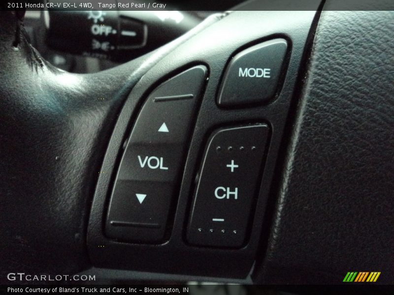 Tango Red Pearl / Gray 2011 Honda CR-V EX-L 4WD