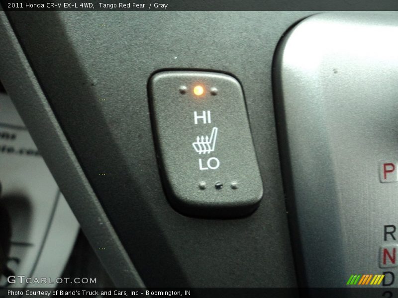 Tango Red Pearl / Gray 2011 Honda CR-V EX-L 4WD