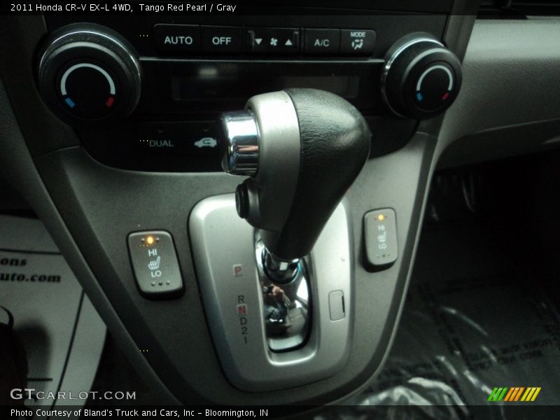 Tango Red Pearl / Gray 2011 Honda CR-V EX-L 4WD