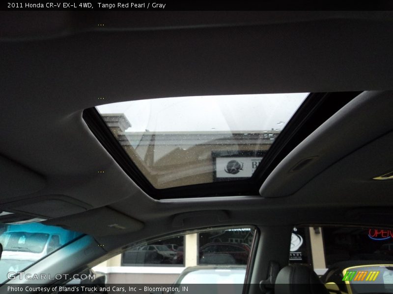 Tango Red Pearl / Gray 2011 Honda CR-V EX-L 4WD