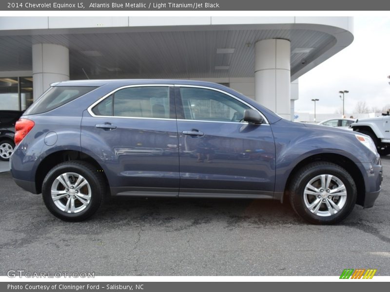 Atlantis Blue Metallic / Light Titanium/Jet Black 2014 Chevrolet Equinox LS