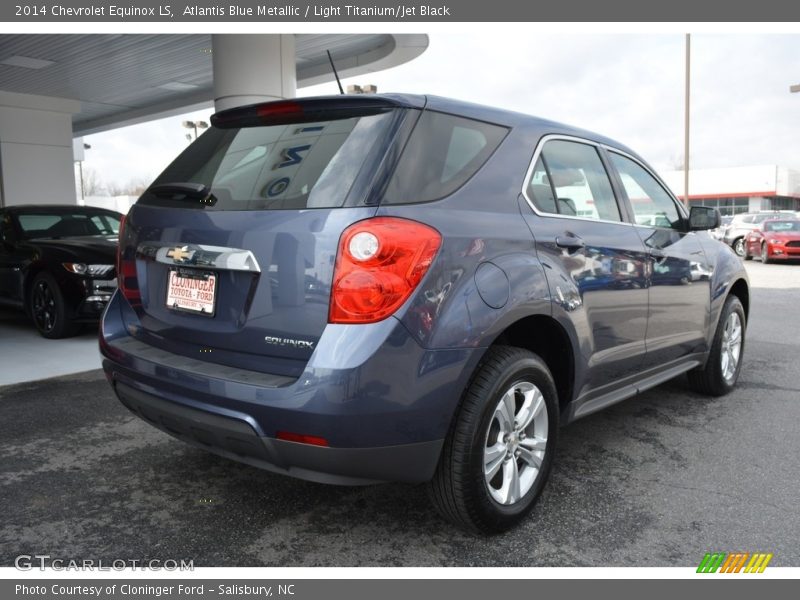 Atlantis Blue Metallic / Light Titanium/Jet Black 2014 Chevrolet Equinox LS