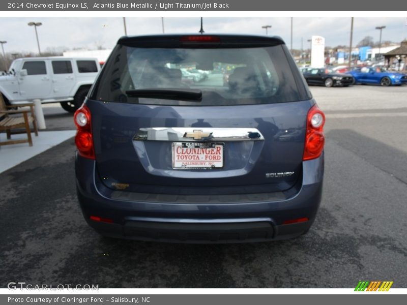 Atlantis Blue Metallic / Light Titanium/Jet Black 2014 Chevrolet Equinox LS