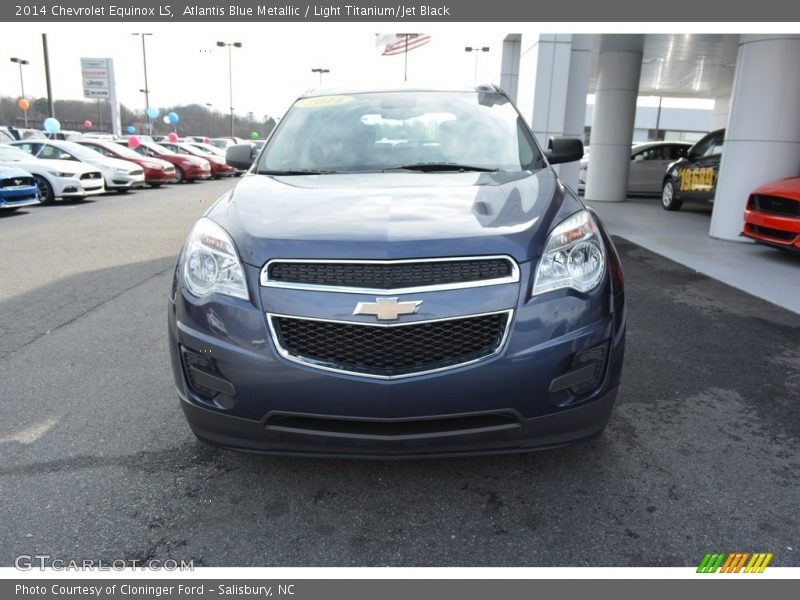 Atlantis Blue Metallic / Light Titanium/Jet Black 2014 Chevrolet Equinox LS