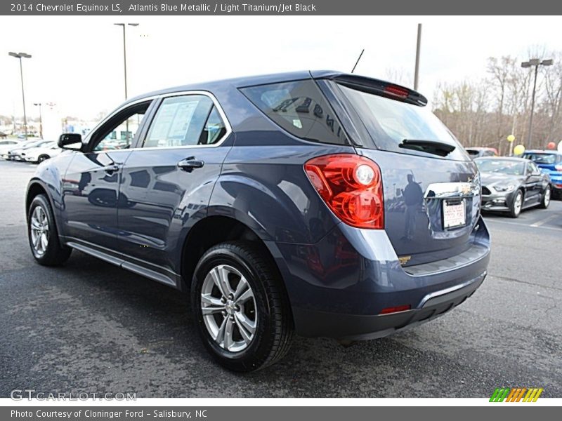 Atlantis Blue Metallic / Light Titanium/Jet Black 2014 Chevrolet Equinox LS