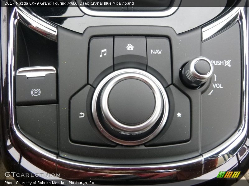 Controls of 2017 CX-9 Grand Touring AWD