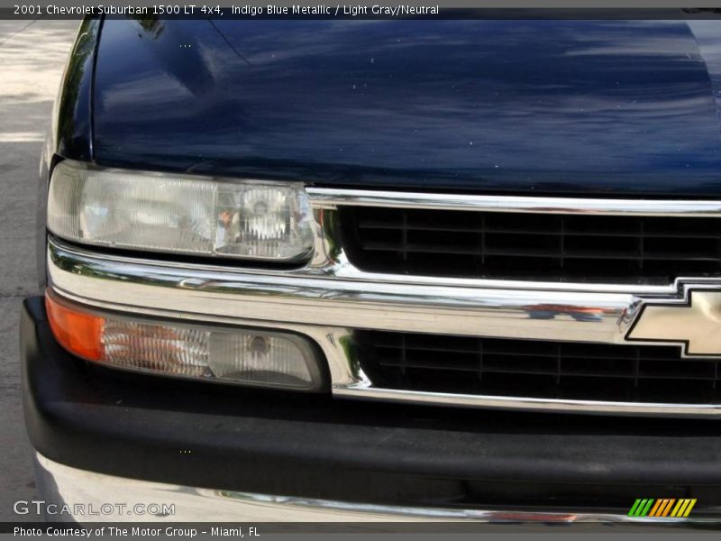 Indigo Blue Metallic / Light Gray/Neutral 2001 Chevrolet Suburban 1500 LT 4x4