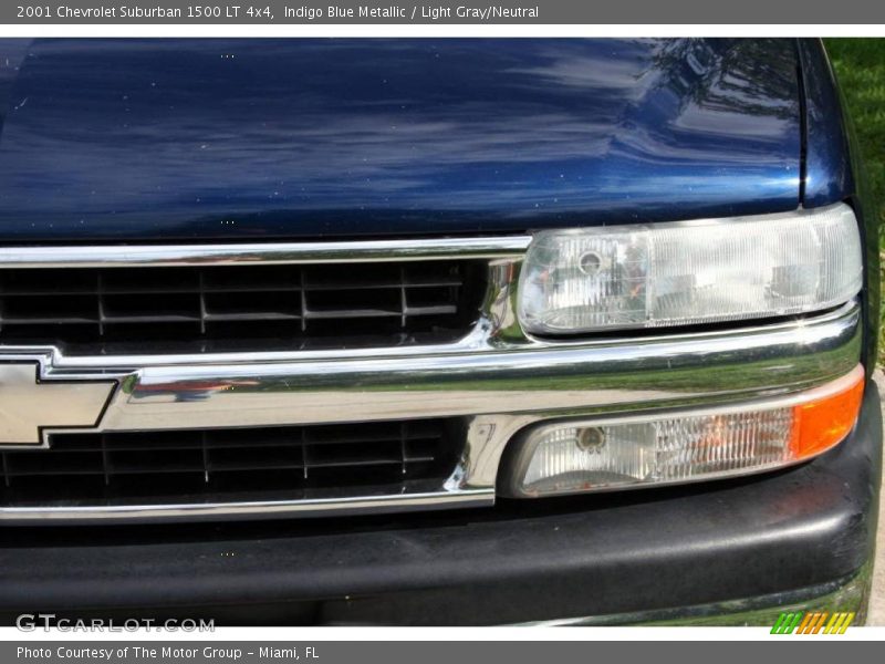 Indigo Blue Metallic / Light Gray/Neutral 2001 Chevrolet Suburban 1500 LT 4x4