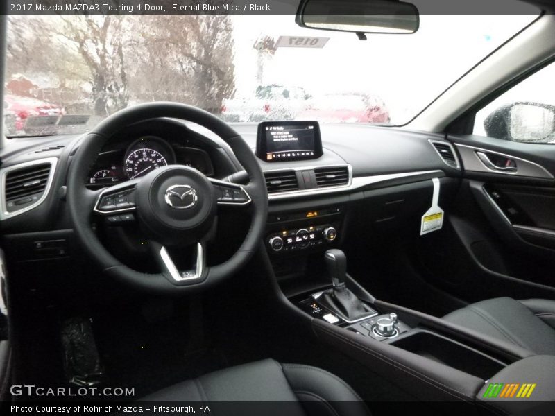 Eternal Blue Mica / Black 2017 Mazda MAZDA3 Touring 4 Door
