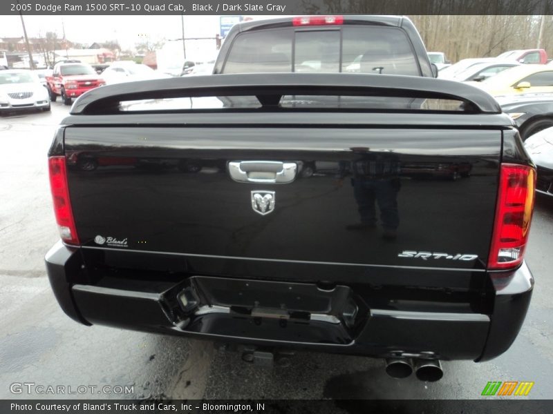 Black / Dark Slate Gray 2005 Dodge Ram 1500 SRT-10 Quad Cab