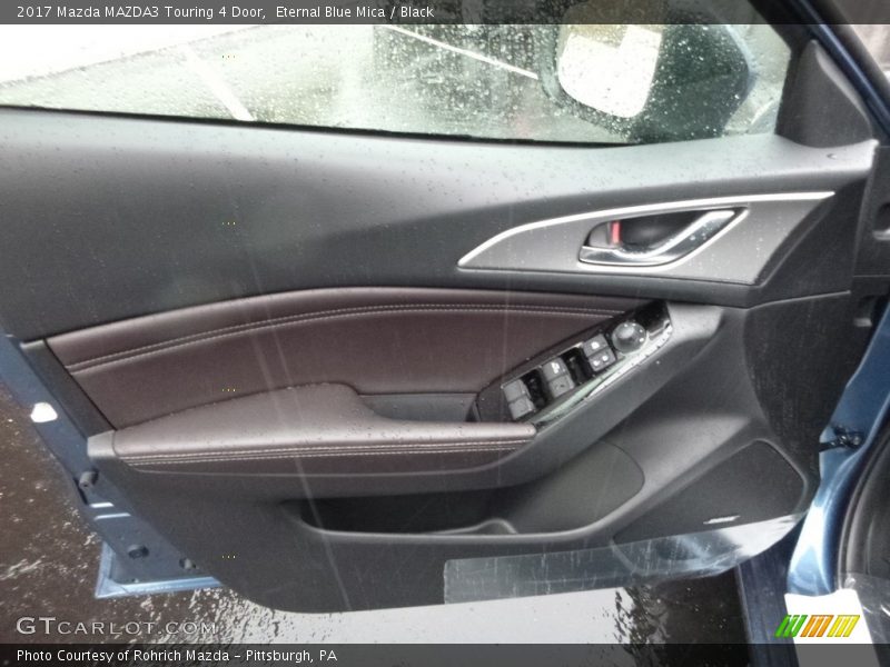 Eternal Blue Mica / Black 2017 Mazda MAZDA3 Touring 4 Door