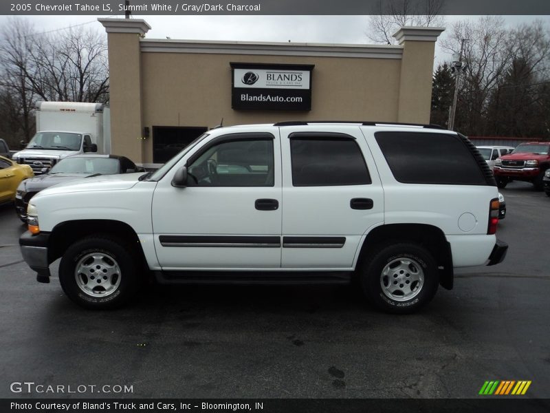 Summit White / Gray/Dark Charcoal 2005 Chevrolet Tahoe LS