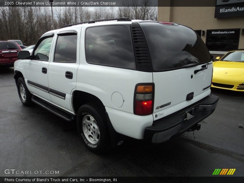 Summit White / Gray/Dark Charcoal 2005 Chevrolet Tahoe LS