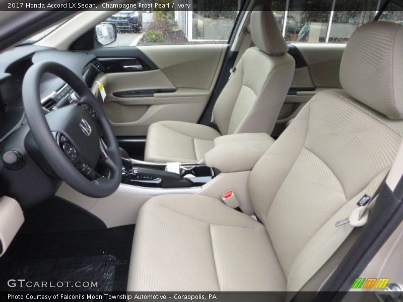Front Seat of 2017 Accord LX Sedan