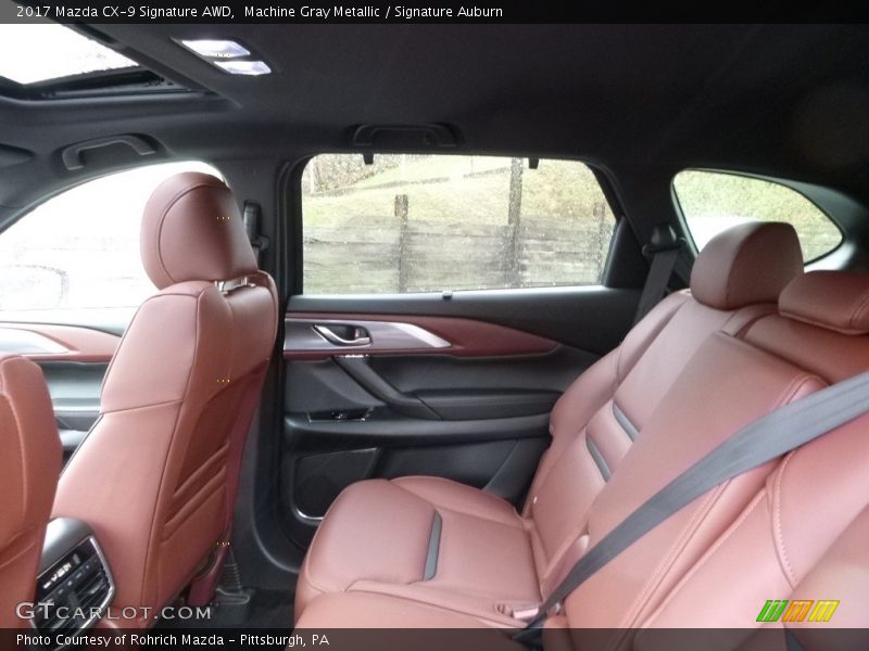 Rear Seat of 2017 CX-9 Signature AWD