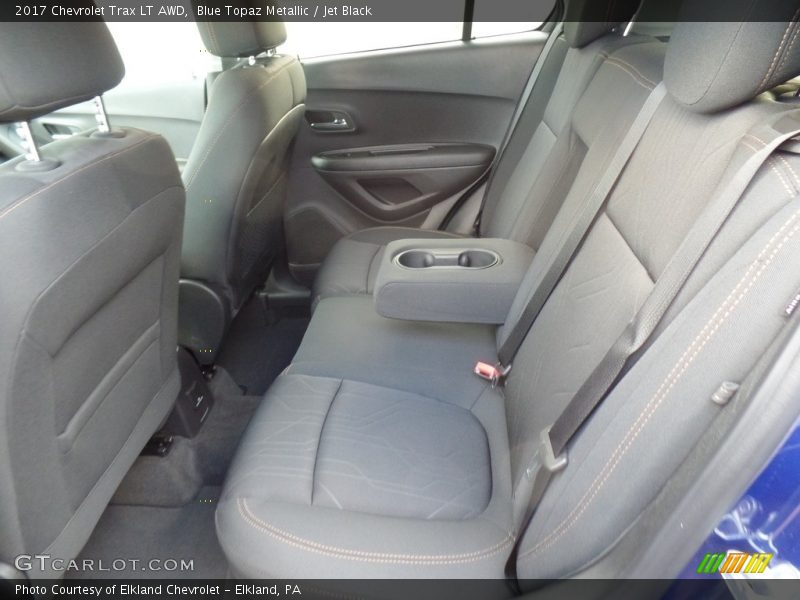 Blue Topaz Metallic / Jet Black 2017 Chevrolet Trax LT AWD
