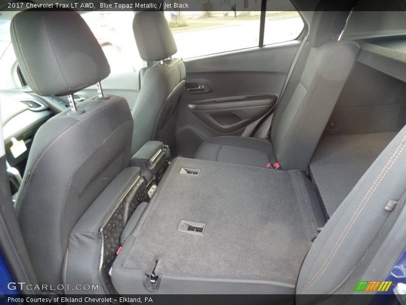 Blue Topaz Metallic / Jet Black 2017 Chevrolet Trax LT AWD