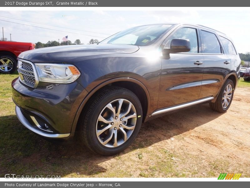 Granite Metallic / Black 2017 Dodge Durango SXT