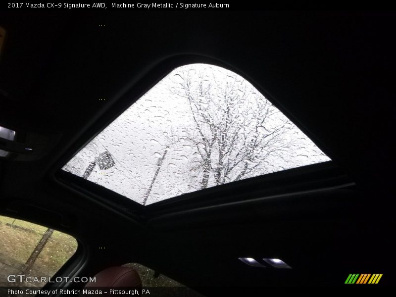 Sunroof of 2017 CX-9 Signature AWD