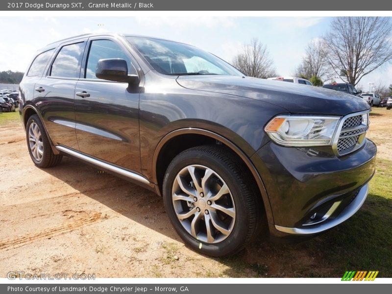 Granite Metallic / Black 2017 Dodge Durango SXT