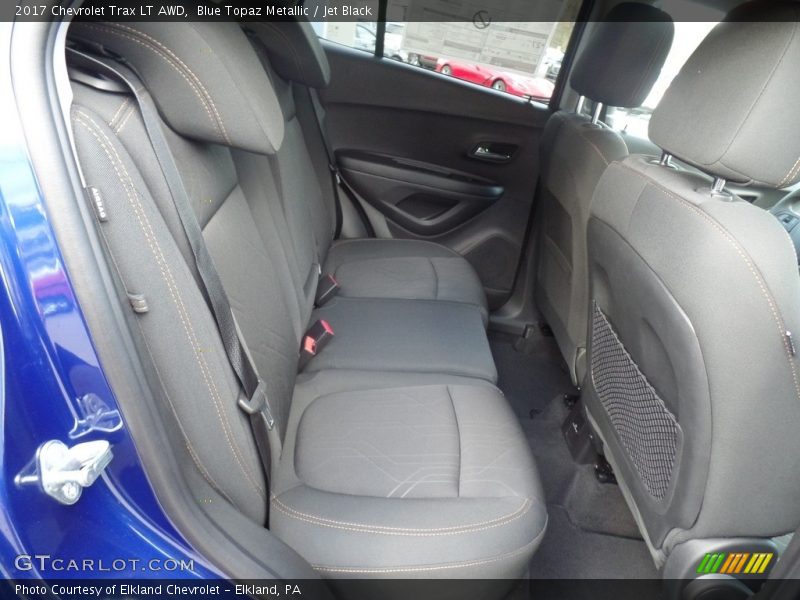 Blue Topaz Metallic / Jet Black 2017 Chevrolet Trax LT AWD