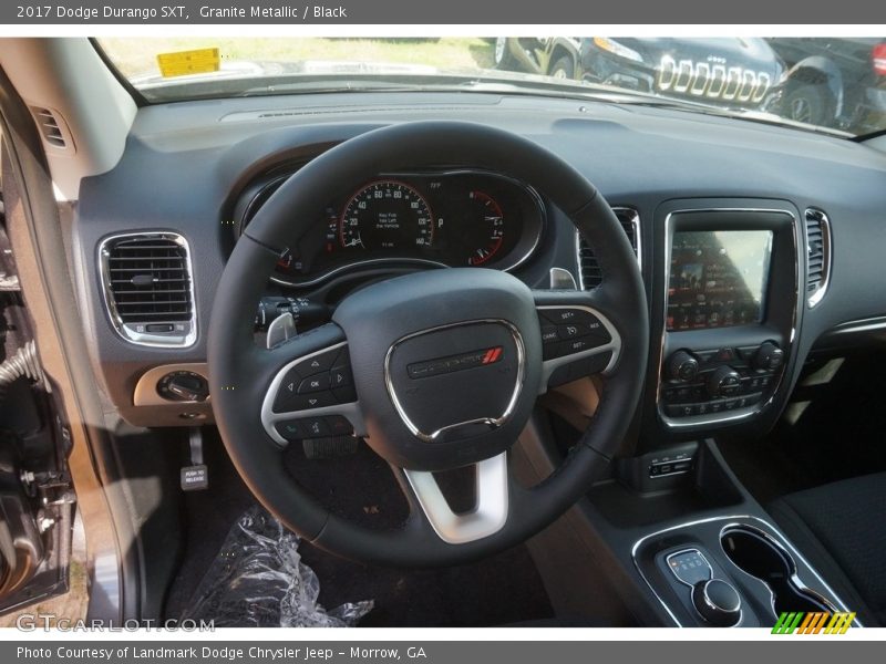 Granite Metallic / Black 2017 Dodge Durango SXT