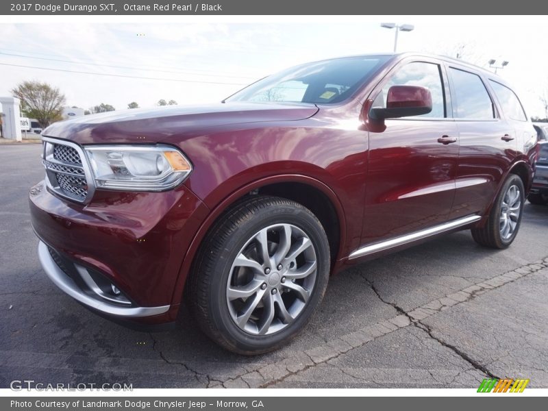 Octane Red Pearl / Black 2017 Dodge Durango SXT