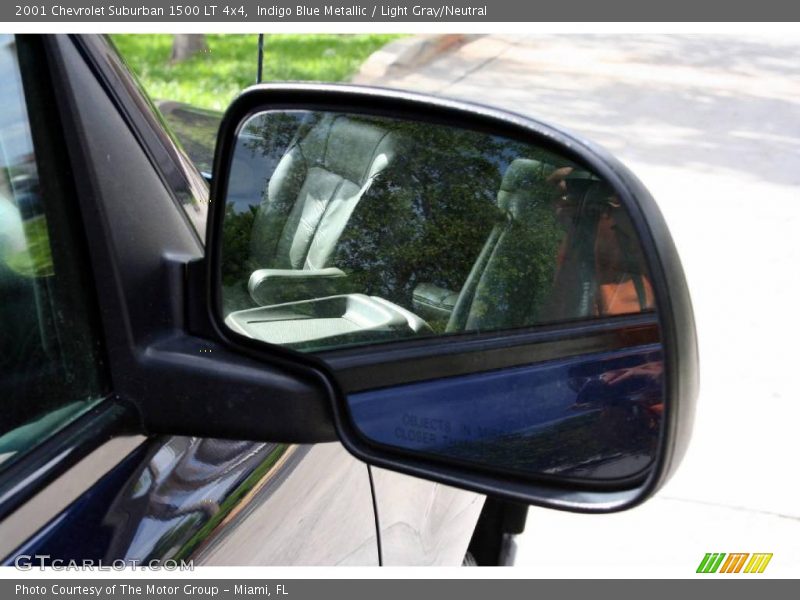 Indigo Blue Metallic / Light Gray/Neutral 2001 Chevrolet Suburban 1500 LT 4x4