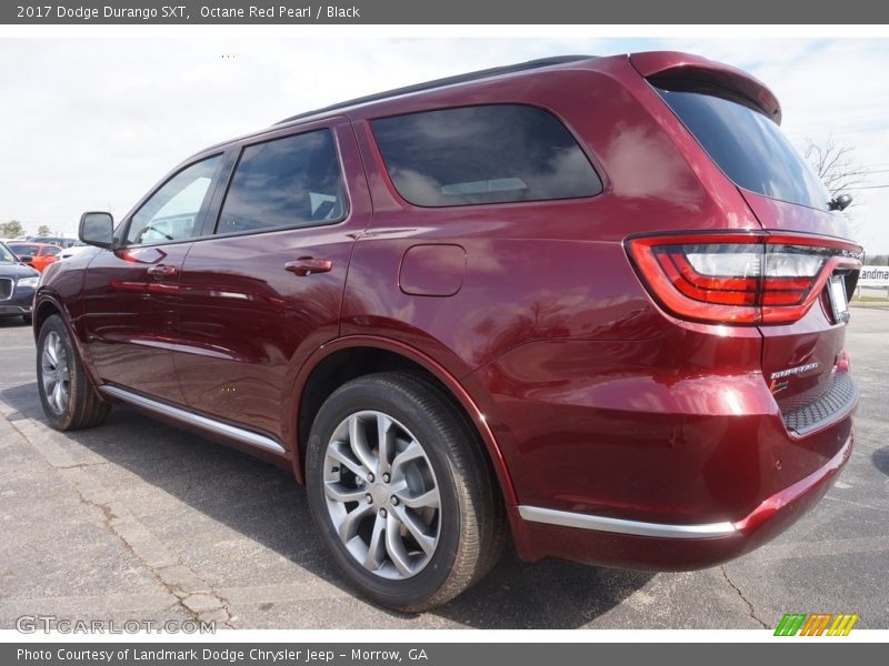 Octane Red Pearl / Black 2017 Dodge Durango SXT