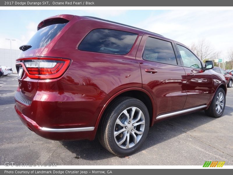 Octane Red Pearl / Black 2017 Dodge Durango SXT