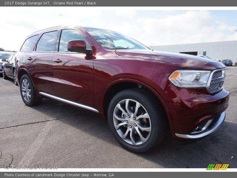 Octane Red Pearl / Black 2017 Dodge Durango SXT