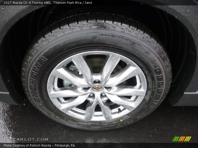 Titanium Flash Mica / Sand 2017 Mazda CX-9 Touring AWD