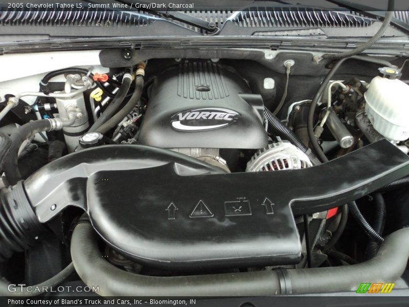 Summit White / Gray/Dark Charcoal 2005 Chevrolet Tahoe LS
