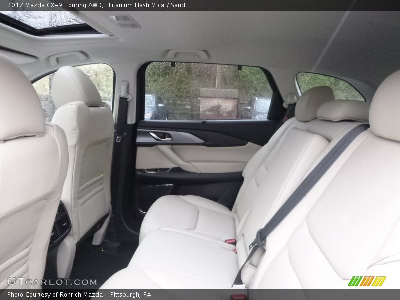 Rear Seat of 2017 CX-9 Touring AWD
