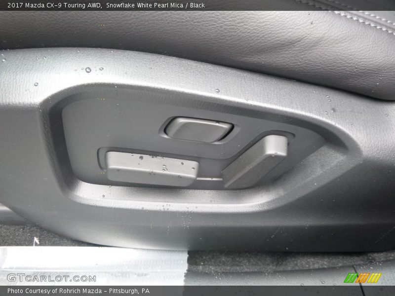 Snowflake White Pearl Mica / Black 2017 Mazda CX-9 Touring AWD