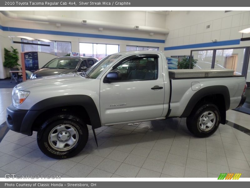 Silver Streak Mica / Graphite 2010 Toyota Tacoma Regular Cab 4x4