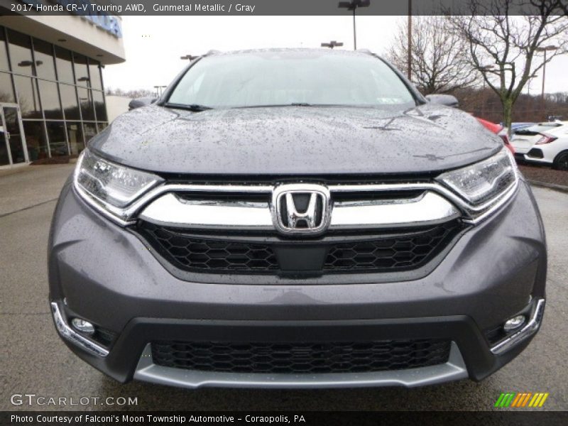 Gunmetal Metallic / Gray 2017 Honda CR-V Touring AWD