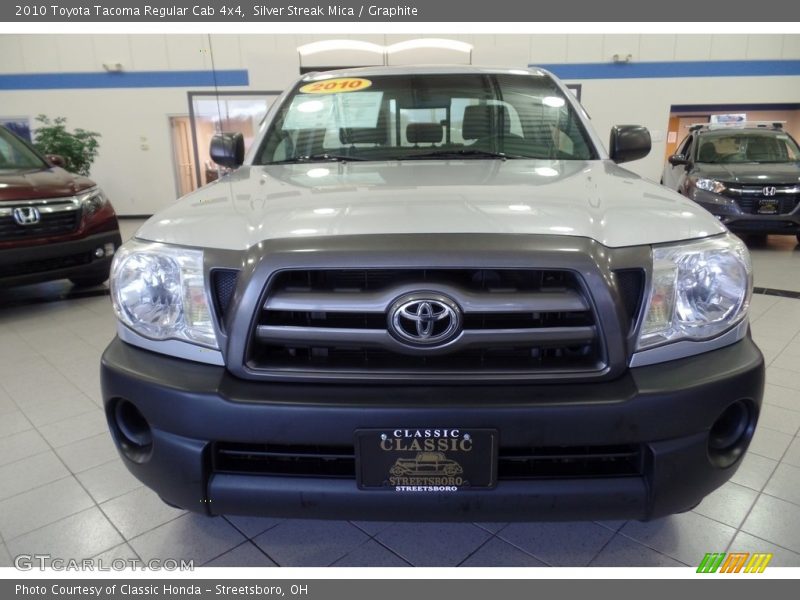 Silver Streak Mica / Graphite 2010 Toyota Tacoma Regular Cab 4x4